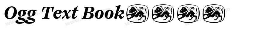 Ogg Text Book字体转换